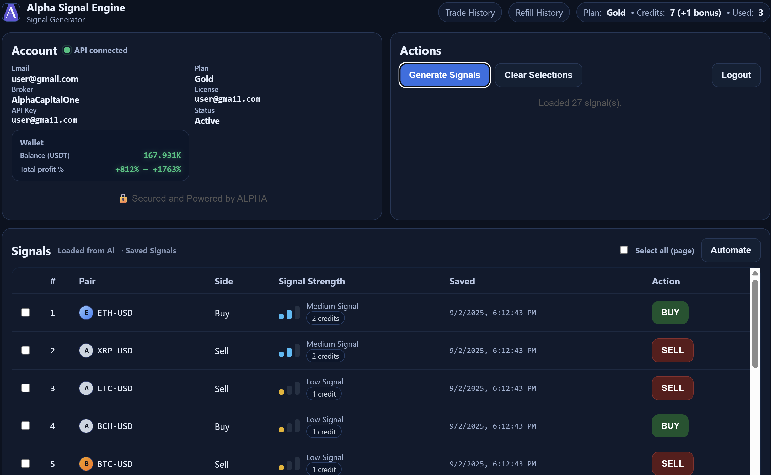 Manage your portfolio preview